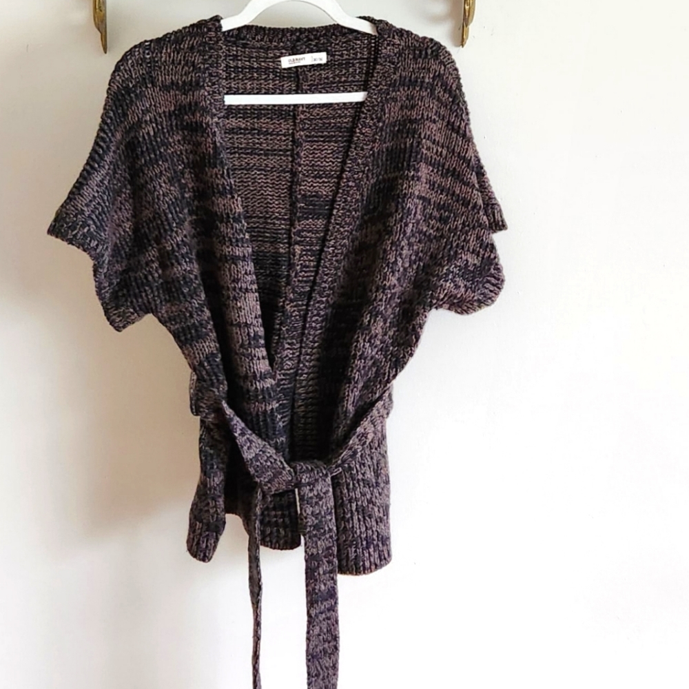 Old Navy Heathered Wrap Sweater